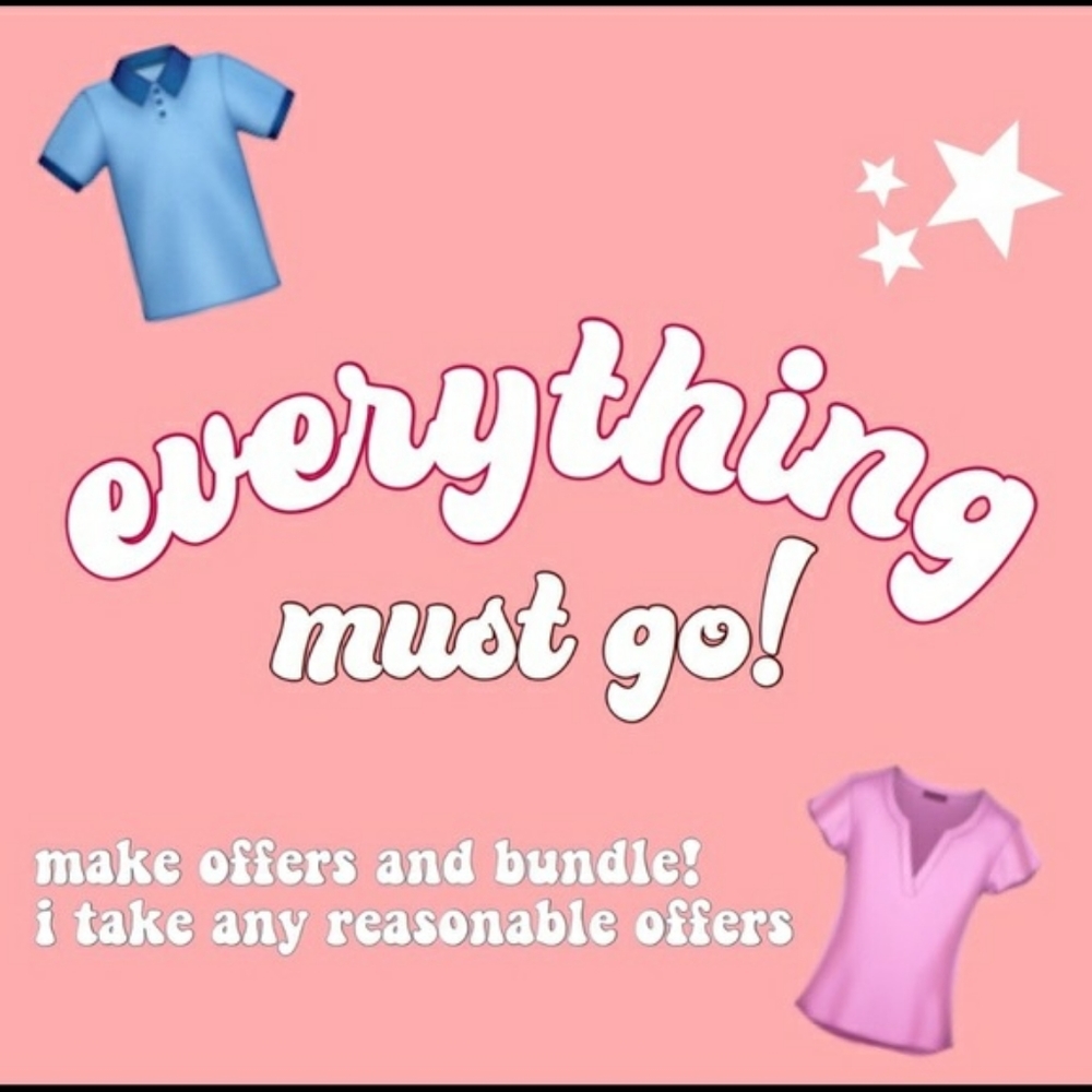 Everything must go ASAP!
